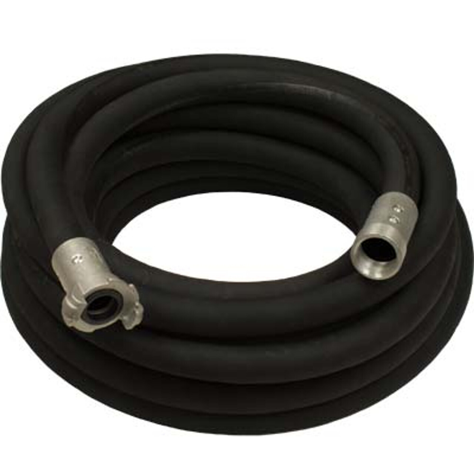 Pirate Brand Blast Hose Assembly with Coupling and Nozzle Holder — 3/4in. ID x 50ft., Black, Model# 10-034BLK-050-3AL